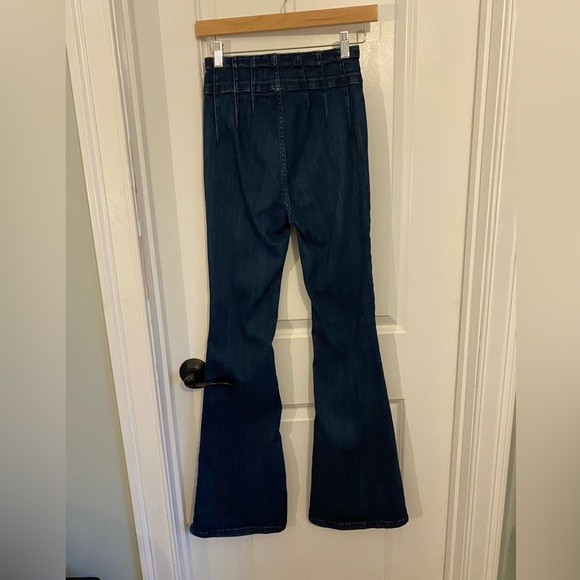 We The Free Dark Wash Jayde Flare Jeans - Picture 4 of 10